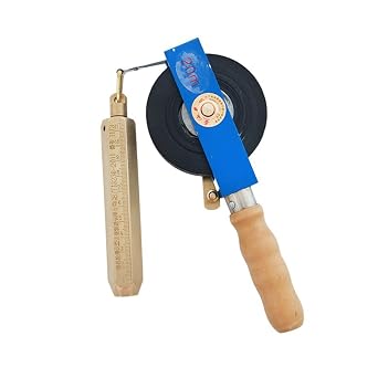 Depth Gauge Oil Tank Gauging Tapes 5/10/15/20/25/30M Measuring Ruler Carbon Steel Oil Gauging Tape with Brass Plumb Bob Tape Measure