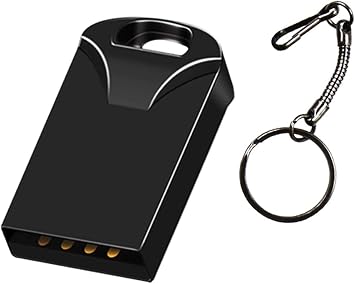 4GB Mini USB Flash Drives Memory Sticks Thumb Drive Pen Drives with OTG & Type-C Transformer Black