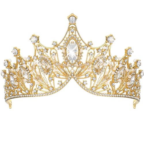 Tiara Kristallkrone für Bridal Prinzessin Diadem Hochzeit Tiara Crown für Hochzeit Abschlussbälle Proms Festzüge Parties Geburtstag