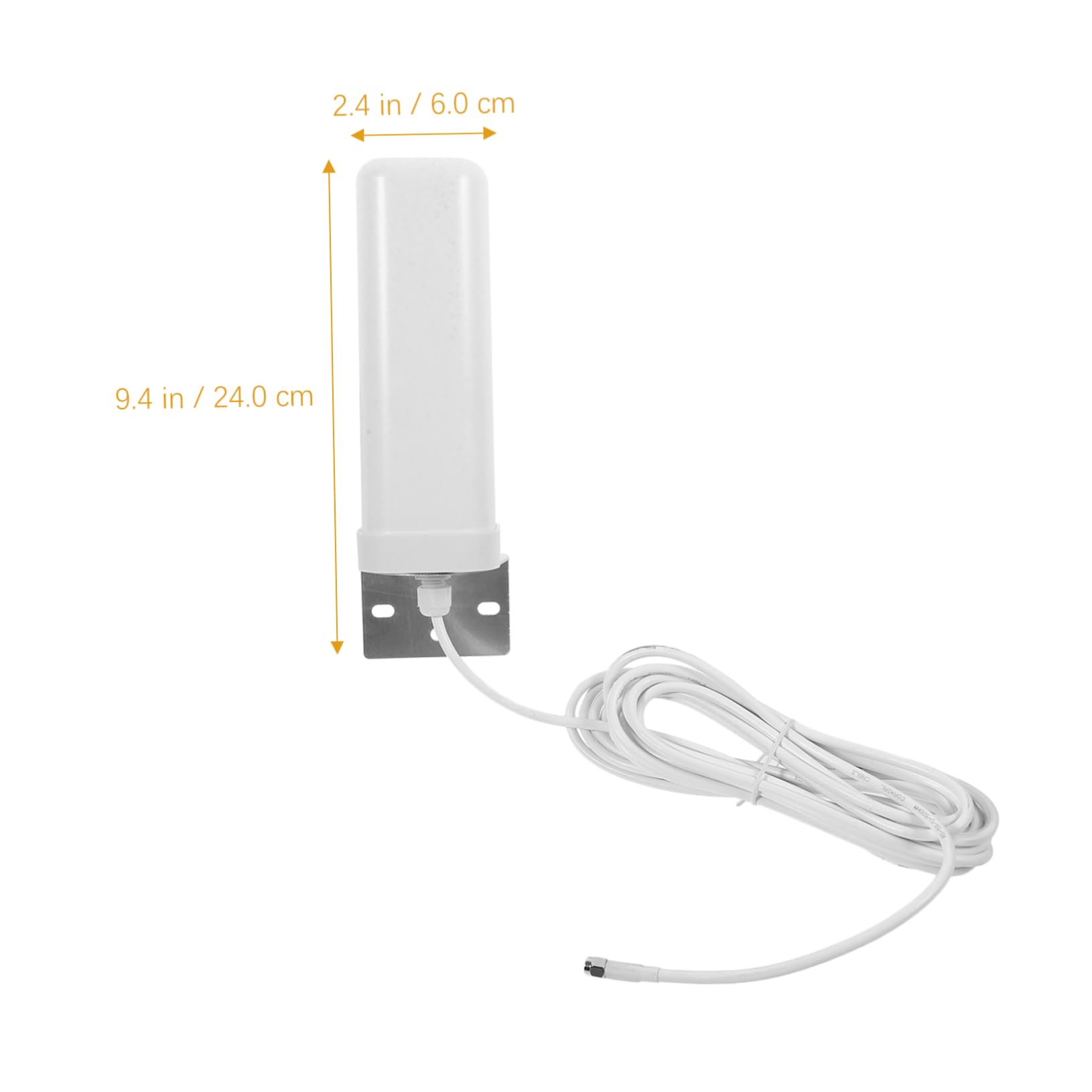 Antenne Omnidirectionnelle 3g 4g Full Fréquence pour Maison et Extérieur Amplification du Signal, Gain 16-18dbi, Matériau Métal et Plastique