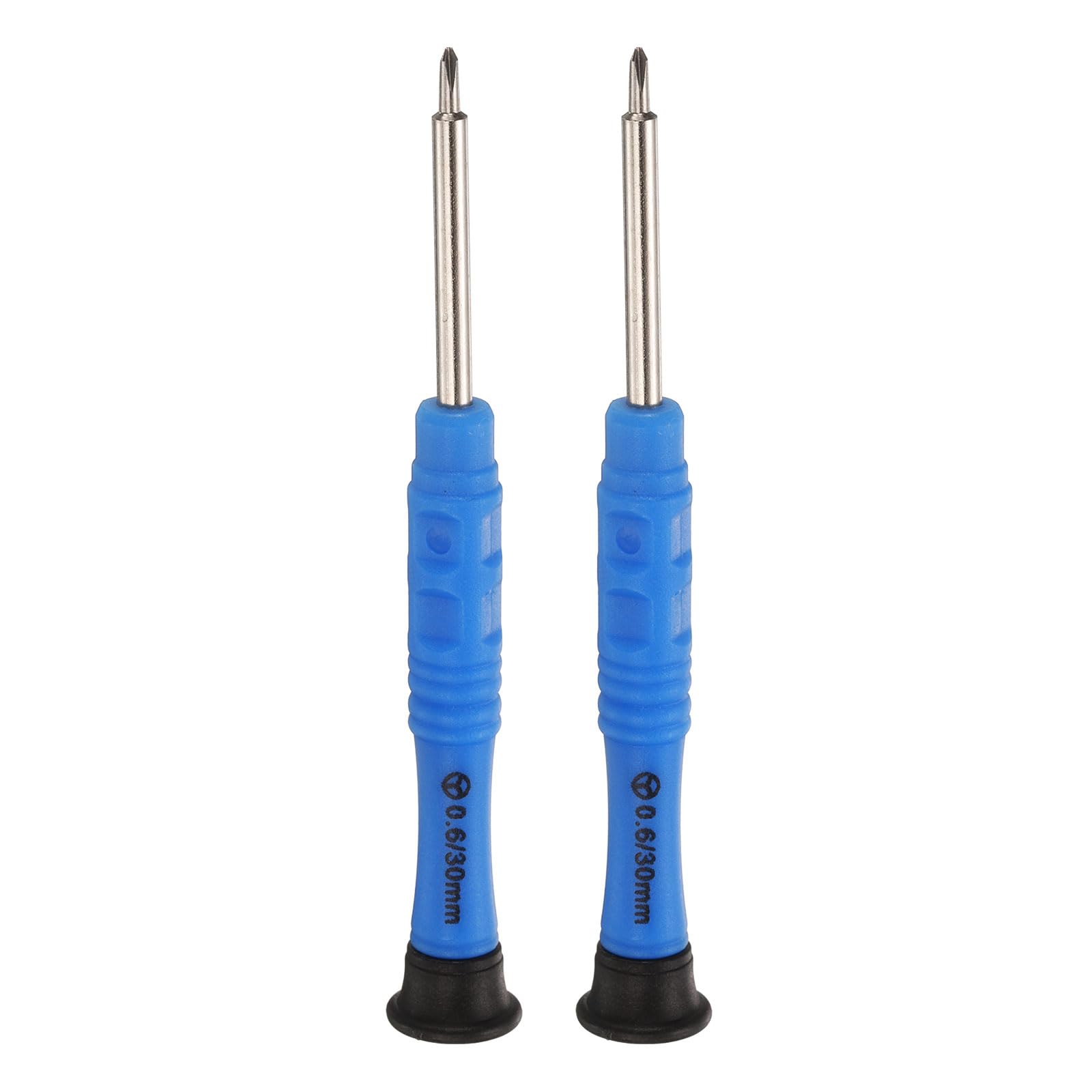 HARFINGTON 2pcs 0.6mm Y-type Mini Screwdriver 3mm Y Style Head 87mm Length for Small Appliances Repairs, Blue