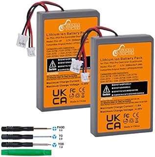 Pickle Power PS4 PS4Pro Battery Replacement for Sony Playstation 4 Dualshock 4 V1 V2 Controller CUH-ZCT2 CUH-ZCT2E CUH-ZCT1E CUH-ZCT1U