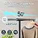 SUFAUY Heavy Duty Clothes Rack with Coat and Shoe Rack, Free Standing Clothing Garment Rack with Industrial Wooden Top, Black