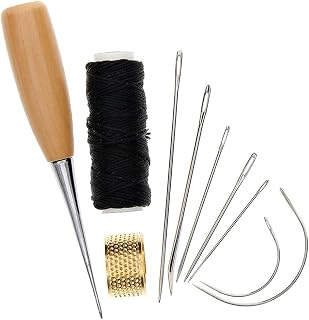 Mllepjdh 1 Set Sewing Needle Awl Leather Craft Sewing Accessories Stitching Awl Sewing Leathercraft Shoe Repair Tools Stitching Leathercraft Tool
