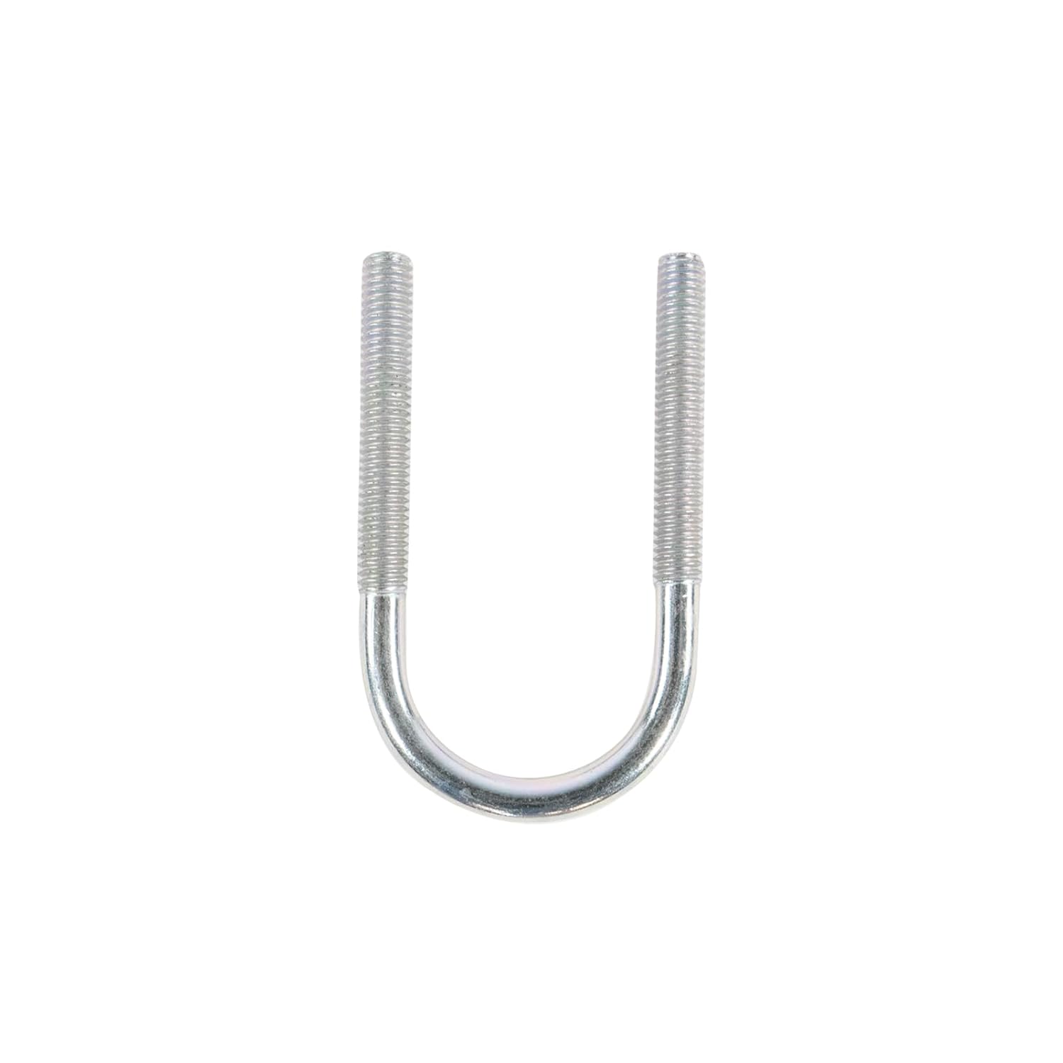 U Bolt Round, 2" x 4" Zinc Finish for Round Pipe