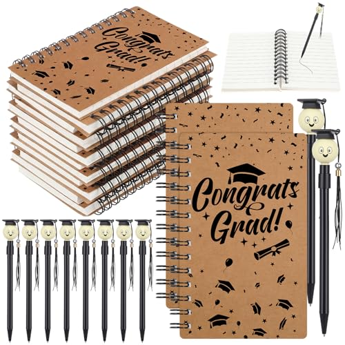 Carnets inspirants diplôme 2026 avec stylo lot de 24 blocs notes à spirale
