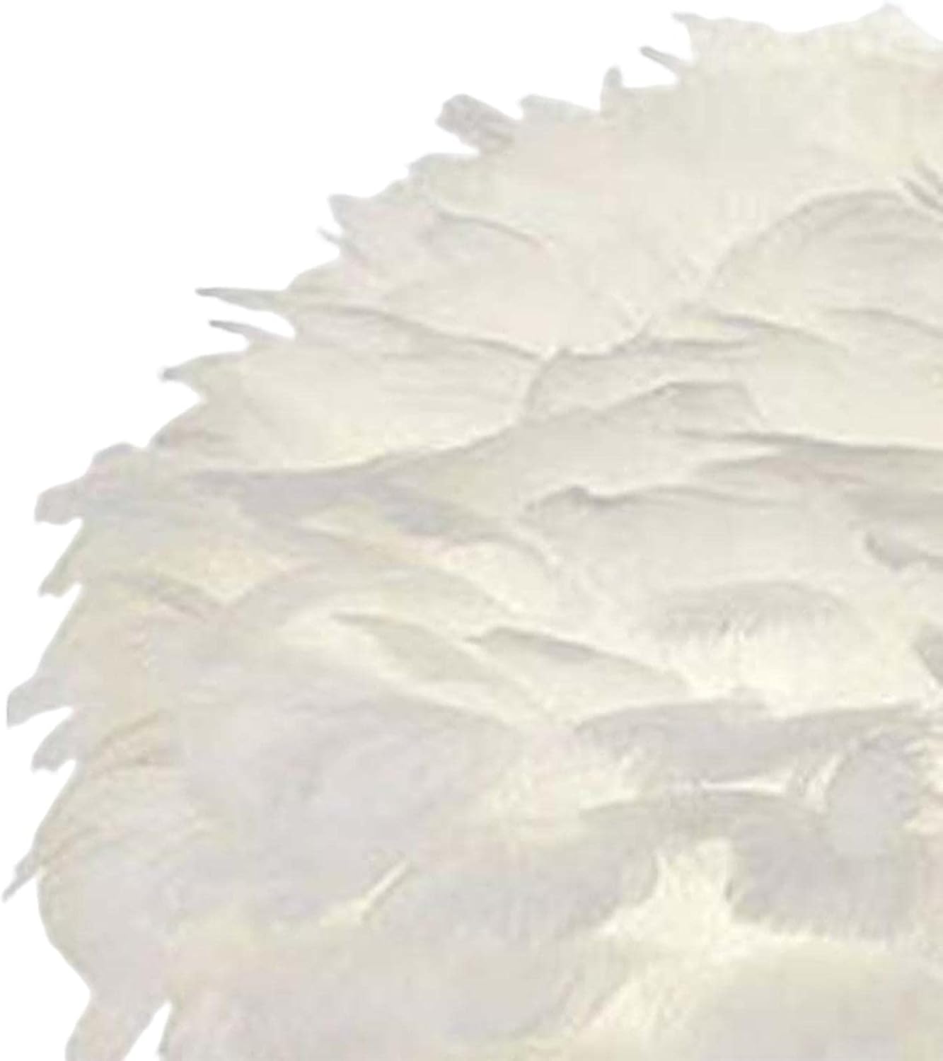 Milageto Feather Lamp Shade Bohemian Desk Lamp Cover Ceiling Hanging Lampshade Pendant Light Cover for Wedding Nursery Decor
