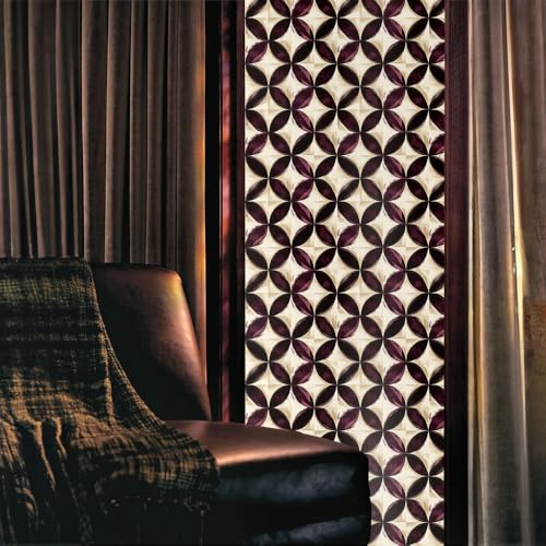 Vinilo decorativo para ventana 40x300 cm café beige miniatura 2