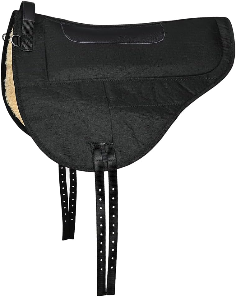 HILASON English Pleasure Trail Riding Bareback Treeless Saddle Pad | Western Pads Baretek for Horses