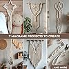 MIGO Creates Macrame Kits for Adults Beginners with 112 Macrame Supplies and 7 Projects Book: DIY Macrame Kit Includes 165 Yards Macrame Cord with Craft Supplies & Materials to Start Macrame! #1