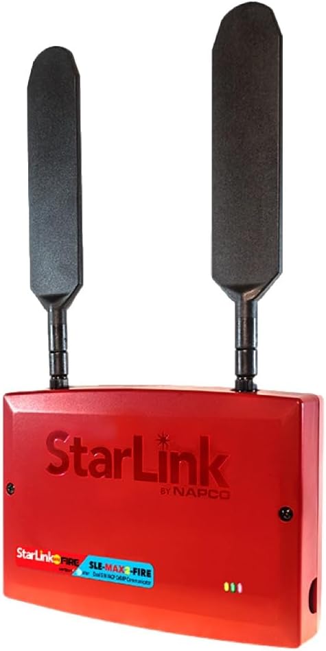SLE-MAX2-FIRE Dual SIM Cellular Communicator, Red
