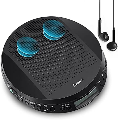 Portable CD Player with Stereo Speakers 
