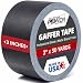 Real Professional Premium Grade Gaffer Tape by Gaffer Power - Made in The USA - Heavy Duty Gaffers Tape - Non-Reflective - Multipurpose - Better Than Duct Tape! 3 Inch X 30 Yards - Black