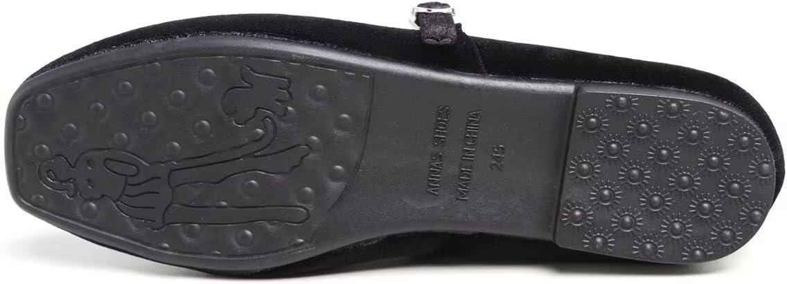 LUXINYU Flats for Women Dressy Square Toe Ankle Strap Mary Jane Shoes Casual Slip On Flats Comfortable Ballet Flats - Image 6