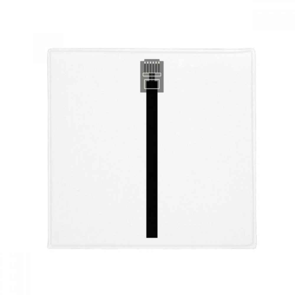 Pet Mat 50X50Cm Noir Câble Internet USB Tapis antidérapant pour porte