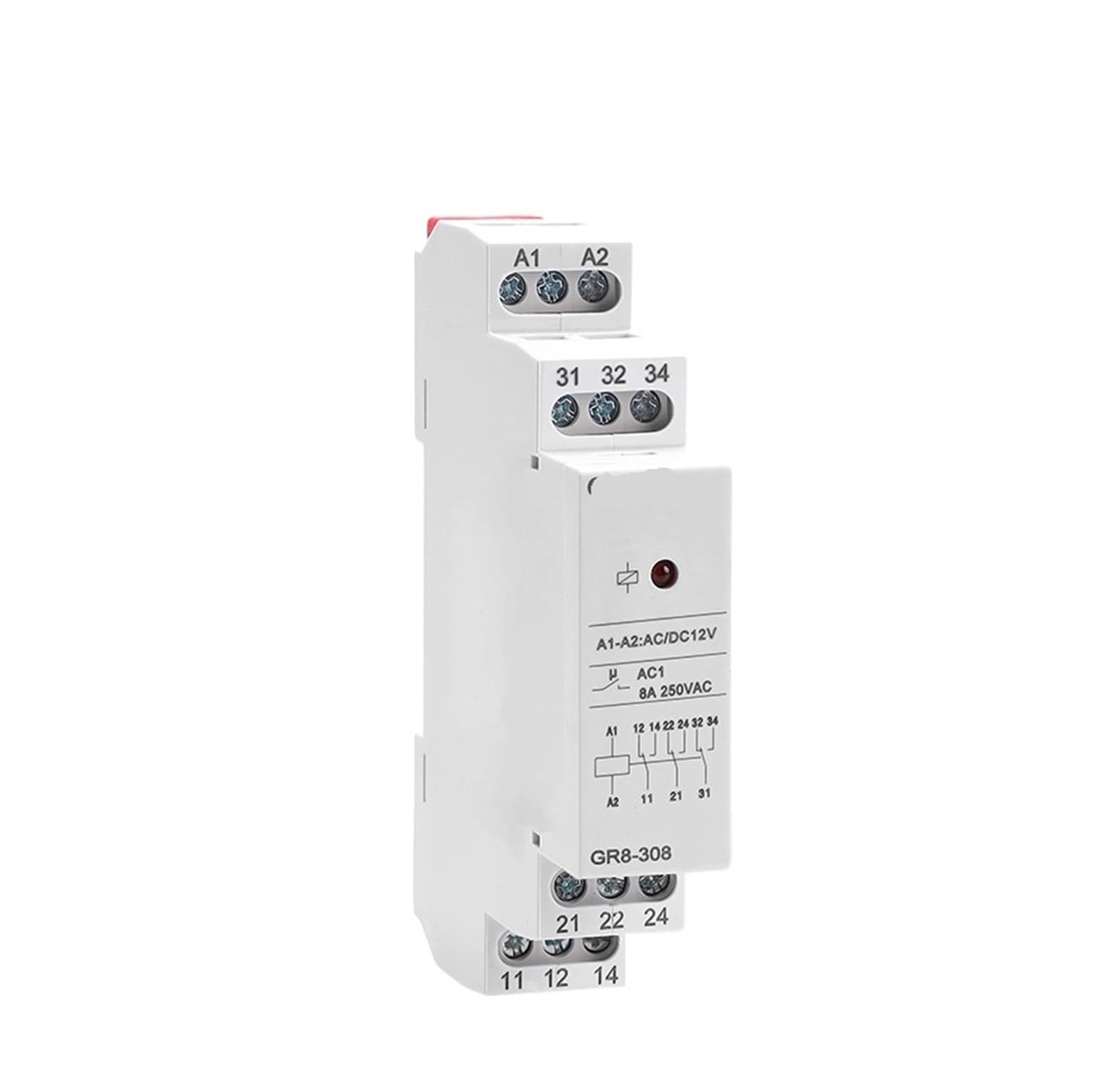 Module de relais 12v et relais intermédiaire de type rail pour armoire - 4