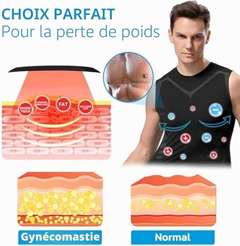 Jeeeun 2024 New Menionic Tourmaline Posturecorrector Vest - Instant Posture Corrector for Men (Black,XL) – vue 8