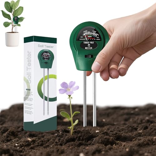 Bodentester, 3-in-1 Bodenmessgeräte für Bodenfeuchte, PH, Feuchtigkeit und Licht, Feuchtigkeitsmessgerät Pflanzen, PH Wert Messgerät für Garten, Rasen und Topfpflanzen, Keine Batterien Erforderlich Bodentester, 3-in-1 Bodenmessgeräte für Bodenfeuchte, PH, Feuchtigkeit und Licht, Feuchtigkeitsmessgerät Pflanzen, PH Wert Messgerät für Garten, Rasen und Topfpflanzen, Keine Batterien Erforderlich