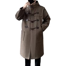 Mens Coat, Autumn/Winter, Long, Duffel Coat, Thick, Spring Clothes, Cold Protection, Trench Coat, Casual, Soft, Commuting to Work, Business, Cold Protection