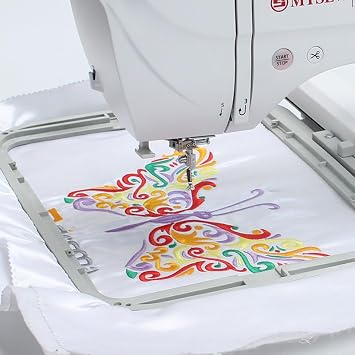 Embroidery Machine, Automatic Sewing Machine, 3.93 x 9.25 Inch Embroidery Area, Computerized 7 Inch Large LCD Touchscreen for Beginners,Includes Stabilizer,Bobbins,Hoops