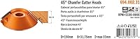 Vista 2 de CMT 694.002.31 Cabezal de corte de chaflán de 45 grados, diámetro de 5-29/32 pulgadas, orificio de 1-1/4 pulgadas