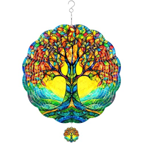 GENANY Tree of Life Wind Spinner