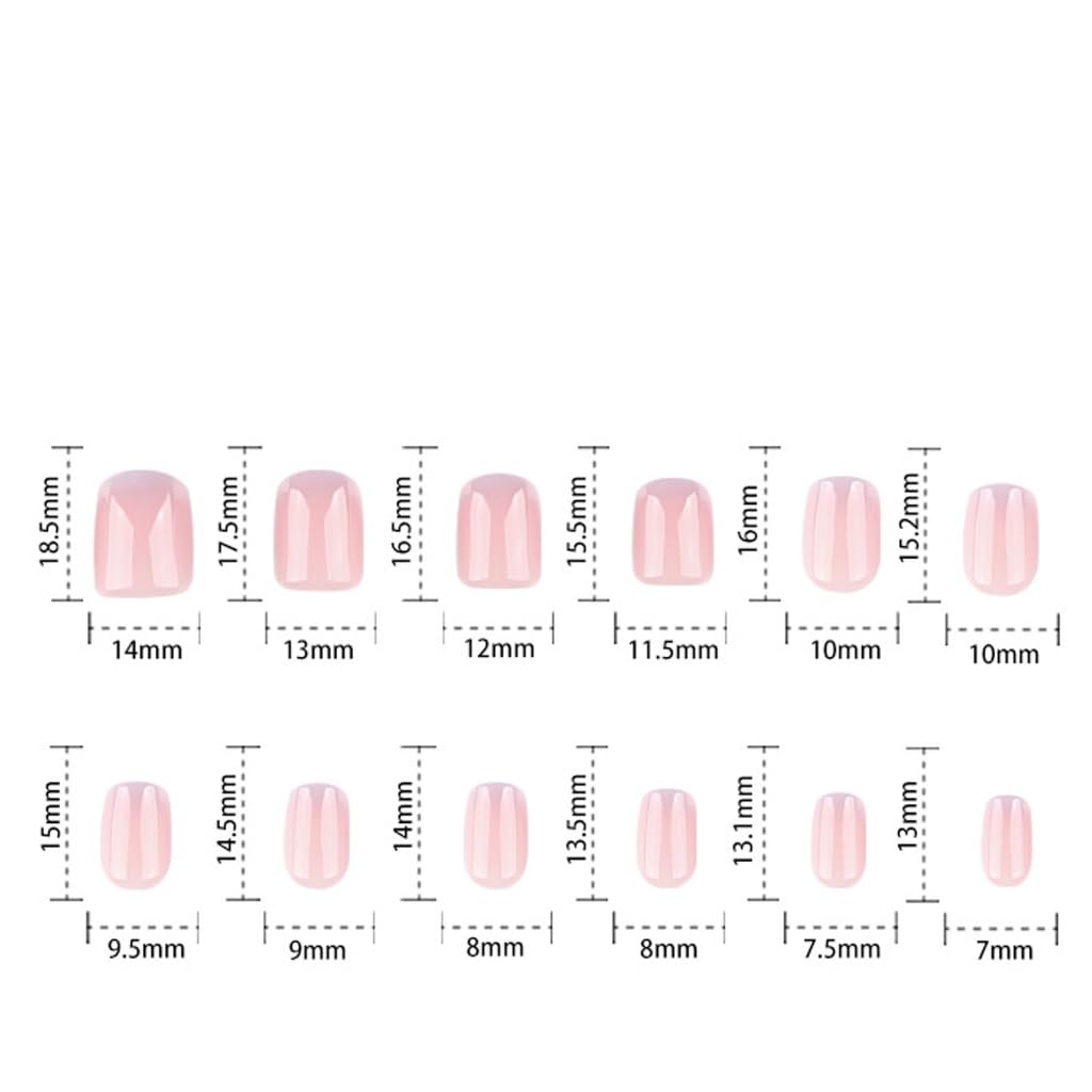 Fashionable Short Durability ABS Artificial Nails Light For Multiple Occasions
