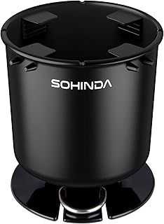 Sohinda SUP Paddle Board Cup Holder, SUP Inflatable Stand Up Paddle Board Accessories, Multi-Functional Cup Holder for Kayak-Boat-Paddle Boards, Cup Holder with 1（Black） Action Mount