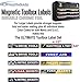 Ultimate Magnetic Tool Box Organizer Labels - Blue Edition organize boxes, drawers & cabinets “Quick & Easy”, fits all brands of ‘Steel’ tool chest Craftsman, Snap-on, Mac, Matco & Cornwell