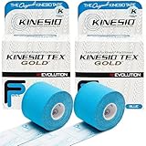 Kinesio® Tex GoldTM Tape TWO Rolls 2 x 16.4 Blue