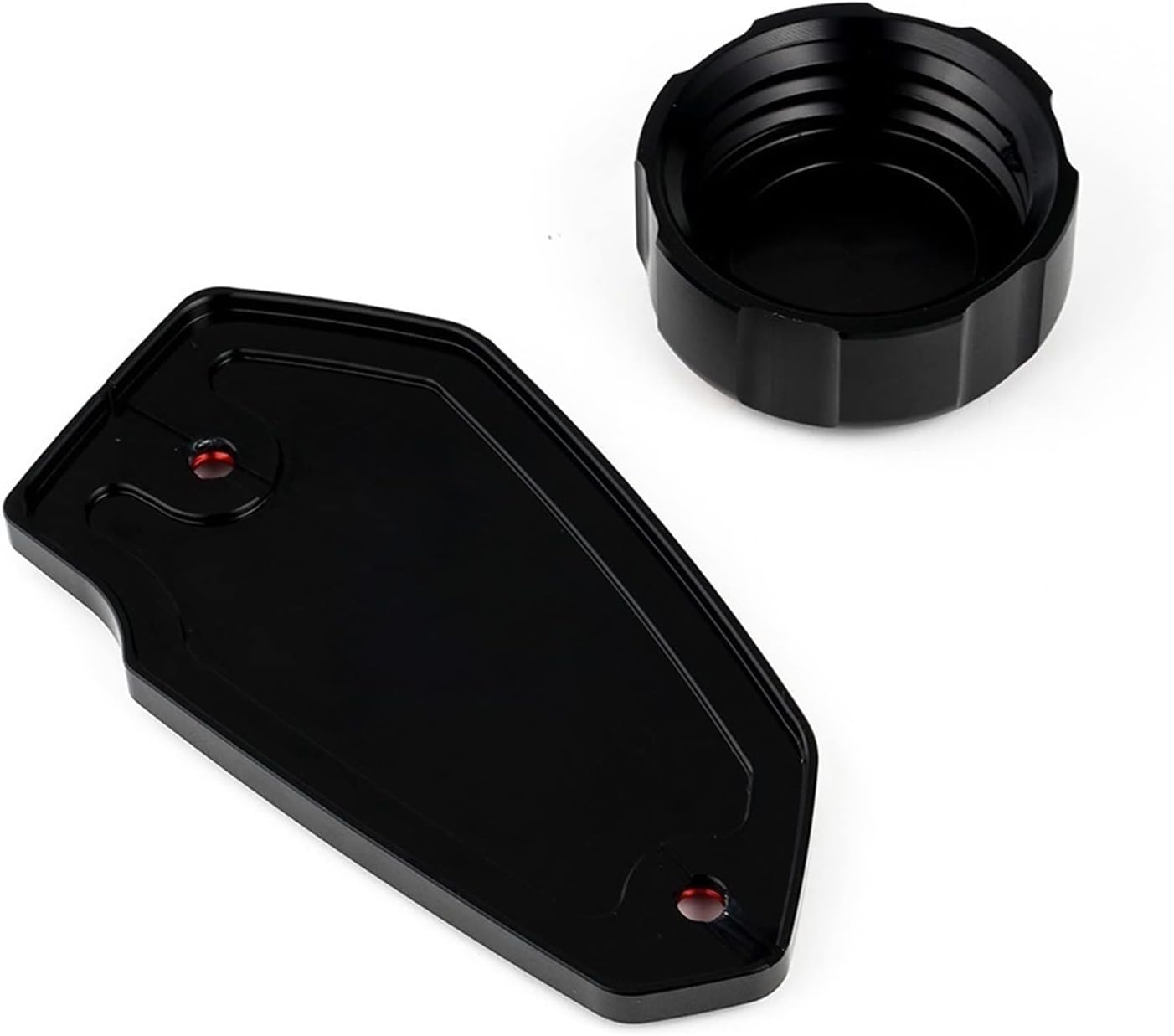 Motorcycle CNC Front Rear Brake Fluid Cylinder Master Reservoir Cover Cap for Kawasaki Z900 2017-2020 (Color : Front Grey)