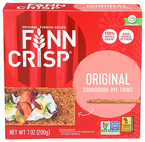 Finn Crisp Original, Delicately Thin Rye Crispbread, Boxes, 7 Oz, 3 Pk #TOP23