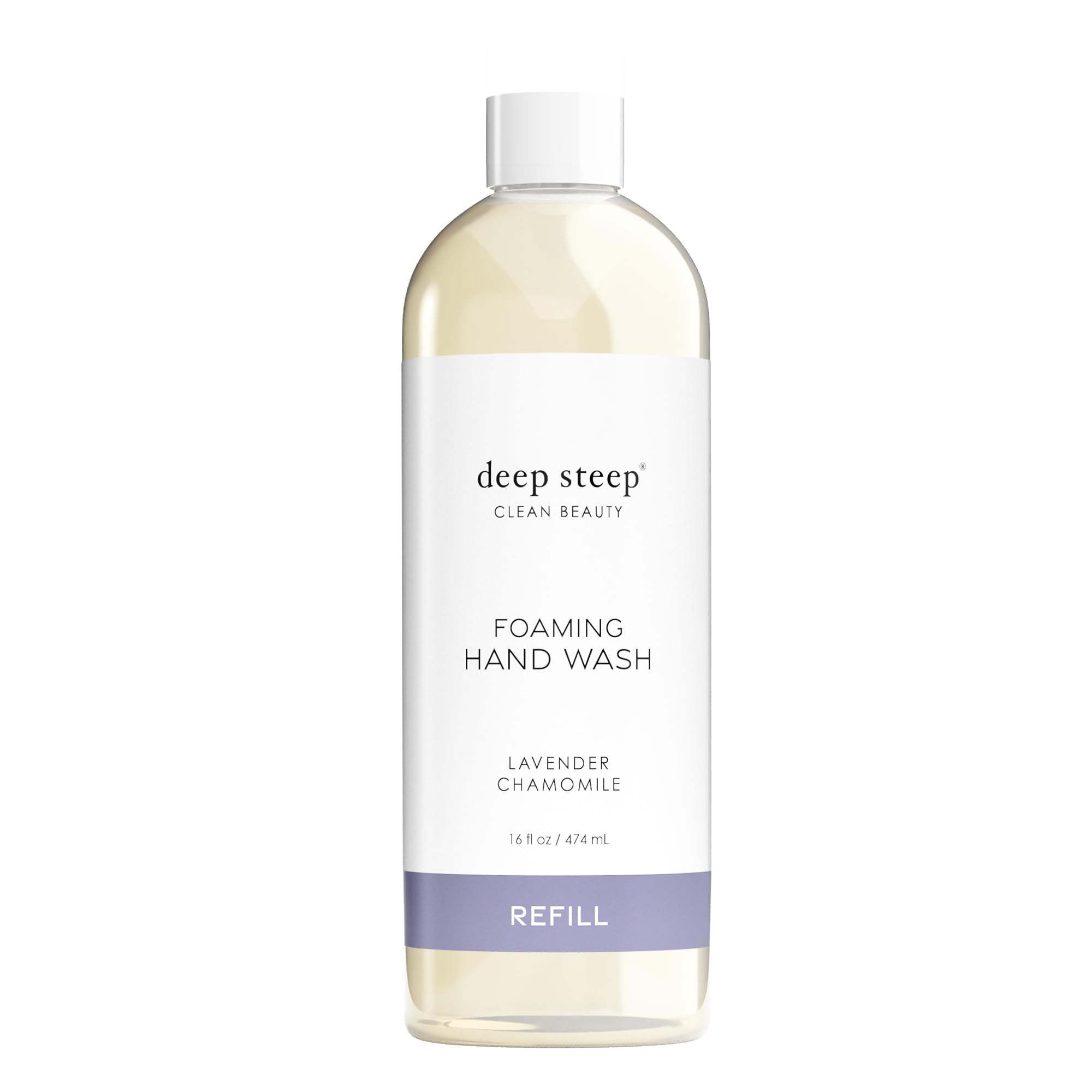 Deep Steep Foaming Hand Wash Refill, 16oz (Lavender Chamomile)
