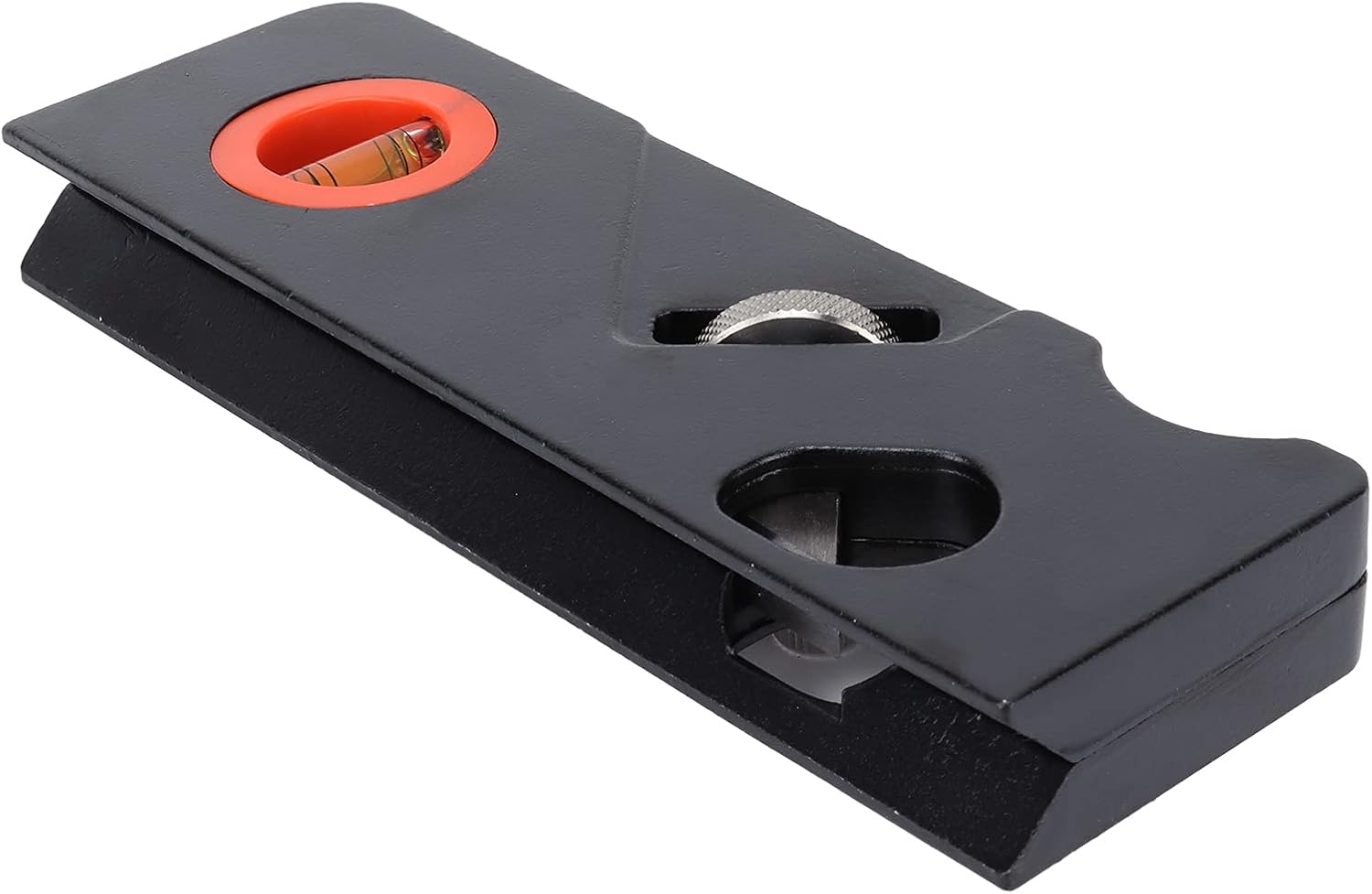 Chamfer Plane Woodworking Edge Trimming Tool, Handheld Woodwork Chamfer Planer with Adjustable Depth and Bubble Level, 45° Corner Flattening for DIY Furniture and Decor (Black)