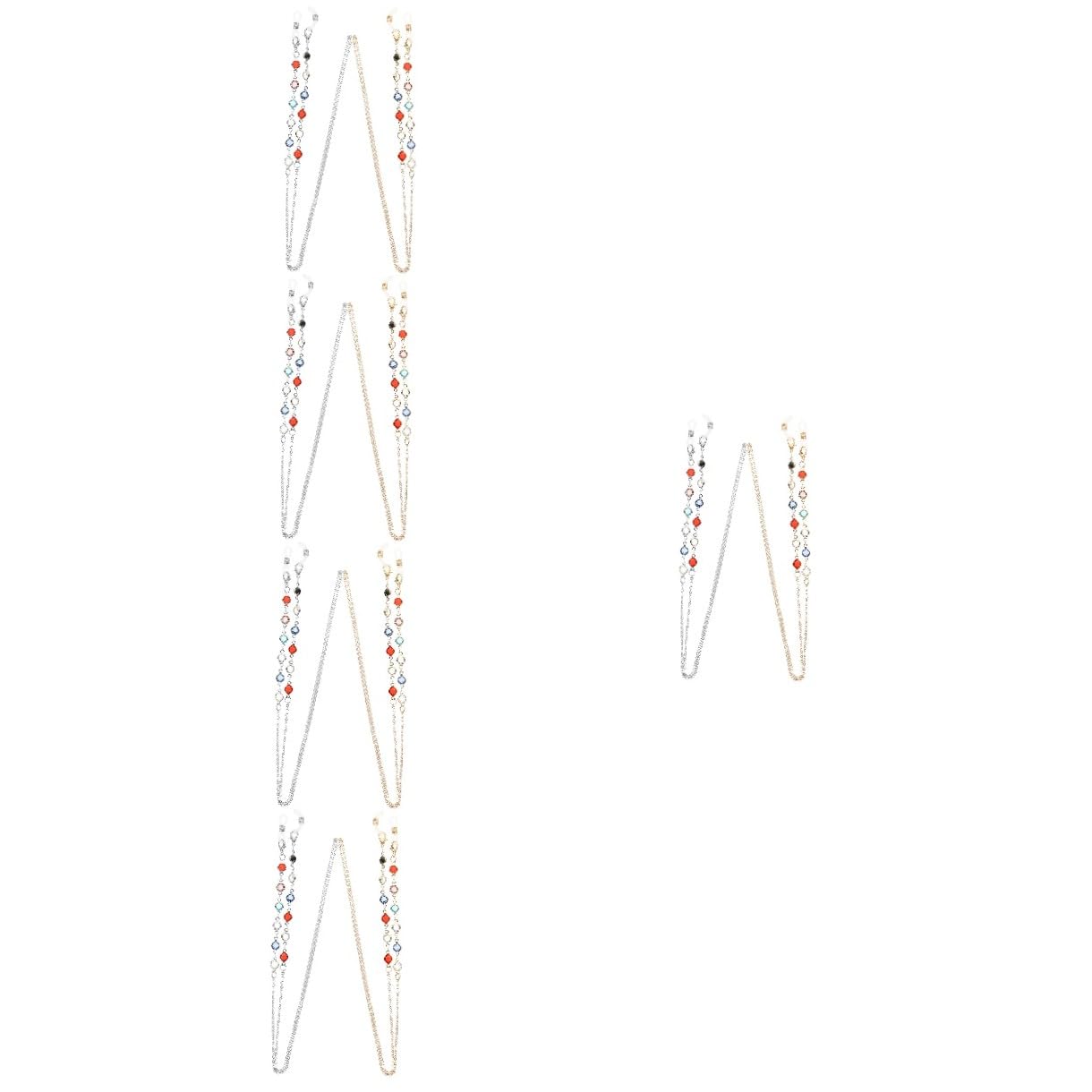 VALICLUD Catena Di Occhiali Incantesimi Accessori Leggero Occhiali Da Vista Per Donna Catenella Per Occhiali Appesa Al Collo Occhiali Da Sole Da Donna Metallo