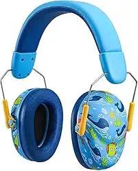Fone Abafador de Ruído para Crianças com Hipersensibilidade e Autismo Proteção de Ouvido Infantil Tipo Concha Cancelamento de Ruído para Estudo