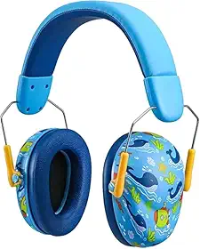 Fone Abafador de Ruído para Crianças com Hipersensibilidade e Autismo Proteção de Ouvido Infantil Tipo Concha Cancelamento de Ruído para Estudo
