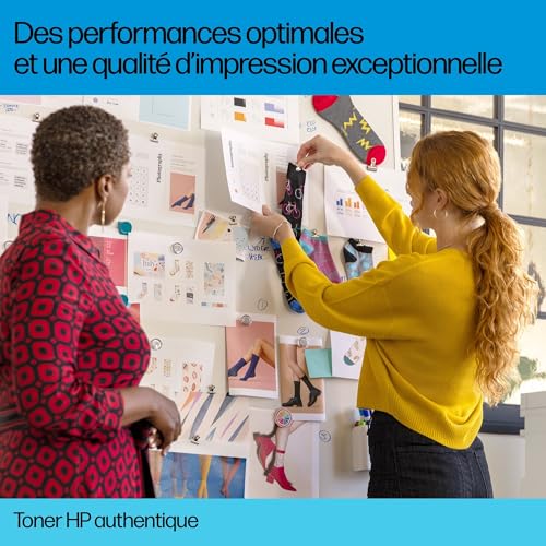 HP 106A W1106A, Cartouche de toner originale, 1000 pages, compatible avec les imprimantes laser 107, MFP135 et MFP137, Noir