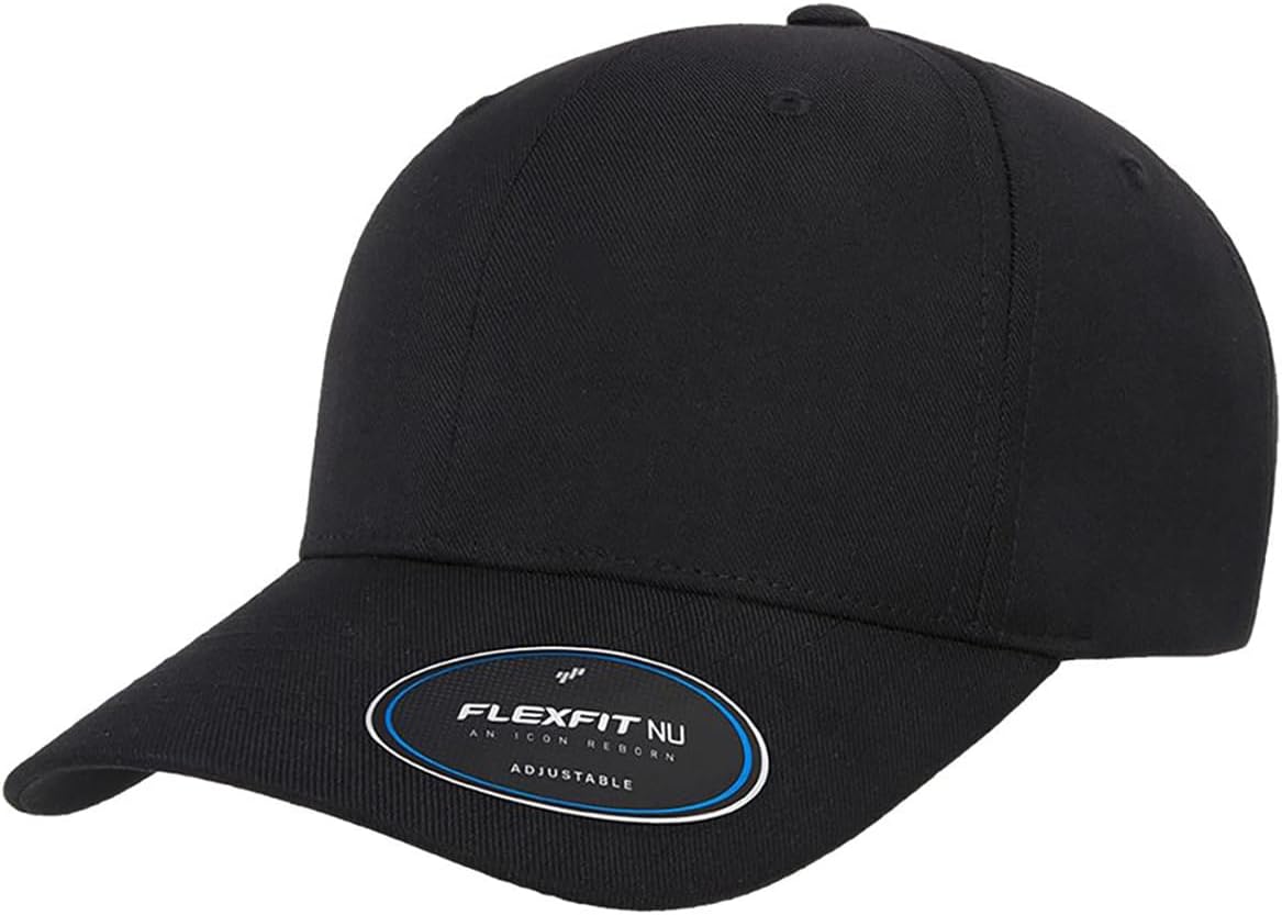 Joe's USA Flexfit 6110NU Six Panel NU Adjustable Baseball Caps in 6 Colors