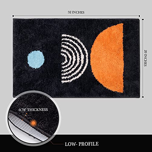 Everythry Durable Door Mat, 20 X 32 Inches, Waterproof Low Profile Welcome Mat For Indoor, Easy Clean Non Slip Floor Mat, Rugs For Entryway, Patio, High Traffic Areas, Black #TOP3