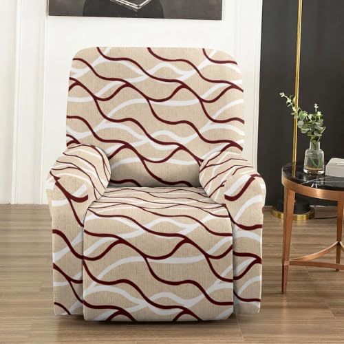 Funda para Sillón Relax Odot elástica y lavable con relieve de líneas onduladas 2