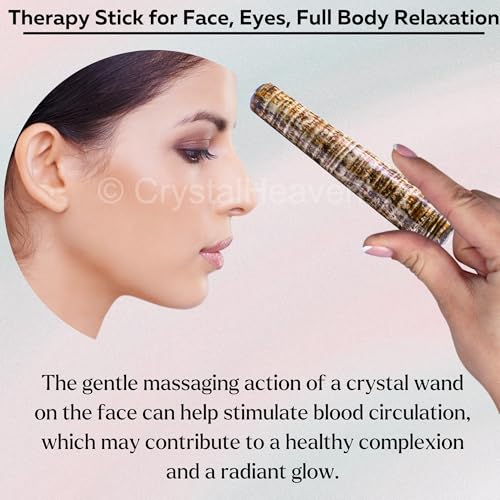 Image of Aragonite Crystal Wand - Smooth Crystal Wand for Energy Healing, Chakra Balancing, Meditation and Home Decor - Crystals and Healing Stones for Gift