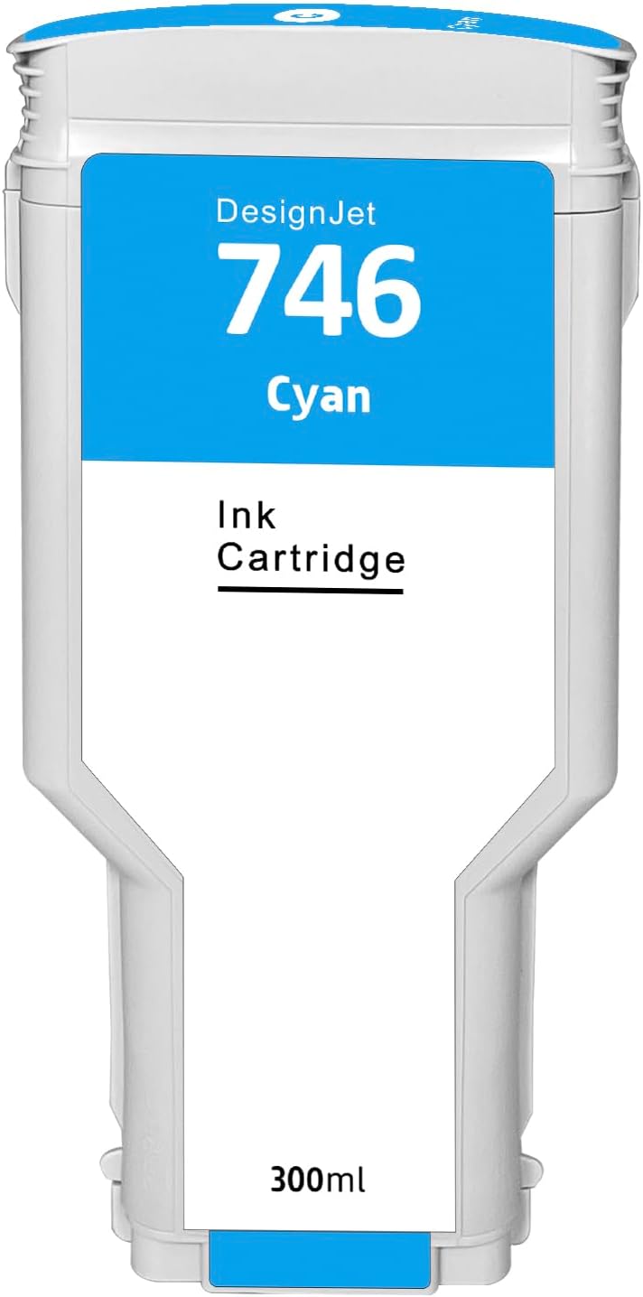 746 Ink Cartridge Replacement for HP 746 Matte Black P2V83A for DesignJet Z6 DesignJet Z9+ Large Format Printer 300ml 1-Pack
