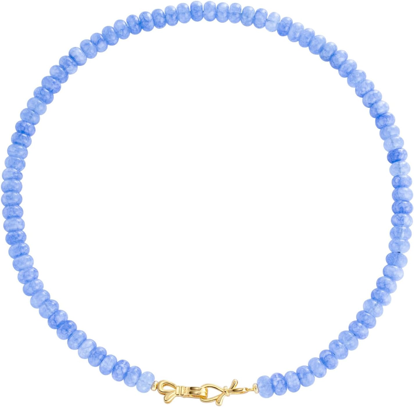 Handmade Natural Colorful Gemstone Beaded Necklace for Women