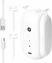 Henniu 1pc Tuya Smart Curtain Motor BT Interruptor de Controle de Voz Cortina Elétrica Robô APP Controle Timer Configuração Compatível com Alexa Google Home para T-Rail/U-Rail