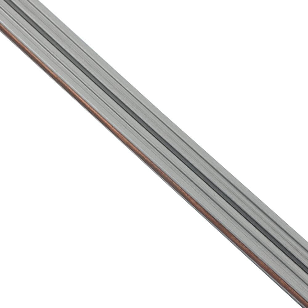 Jesco Lighting MA-R4-SN 4� Rail with 2 End Caps
