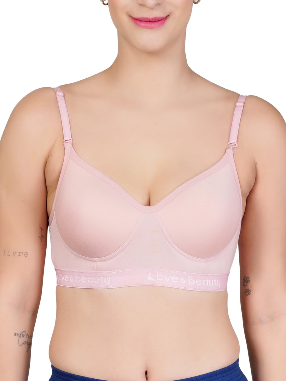 eve's beauty Women's Seamless Padded Sports Bra | Detachable Straps-picture-21