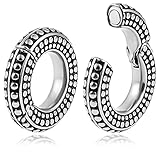 Vankula 2pcs Retro 316 Stainless Steel Ear Hangers Weight Ear Gauges Piercing Plug Pair Selling Body