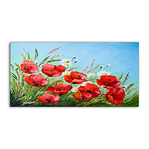 Paysage de printemps en tableau acrylique pour une ambiance sereine chez soi