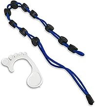 1Pc Sock Laundry and Storage hangers, Closet Organizers, Easy Clips & Locks Paired Socks without Ties, Mesh Bags, Bins, Baskets, Drawers, Dividers or Containers (Blue)